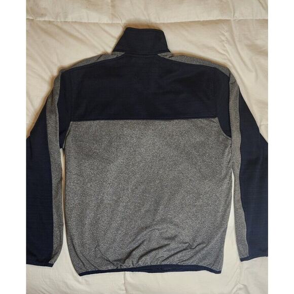 Seattle Seahawks NFL Team Apparel Men's Navy Blue 1/4 Zip Pullover Jacket Sz Med - Picture 2 of 6